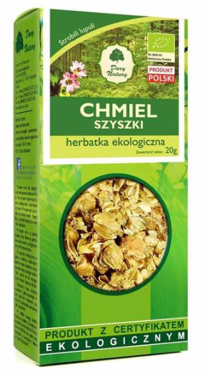 Herbatka Z Szyszek Chmielu Bio 20 G - Dary Natury