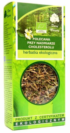 Herbatka Polecana Przy Nadmiarze Cholesterolu Bio 50 G - Dary Natury