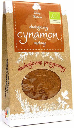 Cynamon Cejloński Mielony Bio 50 G - Dary Natury