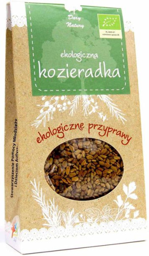 Kozieradka Ziarno Bio 60 G - Dary Natury