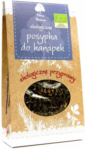 Posypka Do Kanapek Bio 30 G - Dary Natury