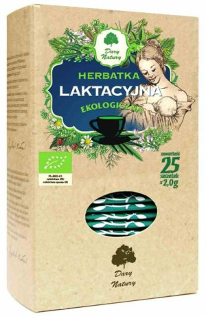 Herbatka Laktacyjna Bio (25 X 2 G) 50 G - Dary Natury