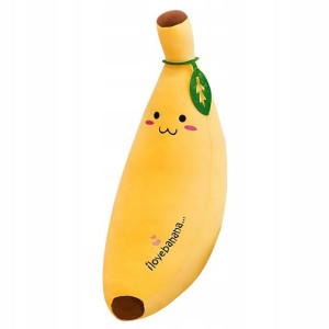 Pluszak Maskotka Żółty Wesoły Banan 50cm