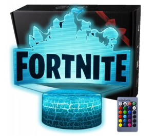 Lampka Led Z Serii Fortnite Napis Podświetlany 3d