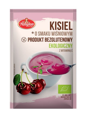 Kisiel O Smaku Wiśniowym Bezglutenowy Bio 30 G - Amylon