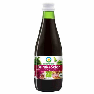 Sok Z Buraków I Selerów Kiszonych Nfc Bezglutenowy Bio 300 Ml - Bio Food