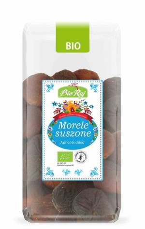 Morele Suszone Bezglutenowe Bio 300 G - Bio Raj