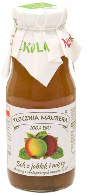 Sok Jabłkowy Z Miętą Nfc Bio 300 Ml - Tłocznia Maurera