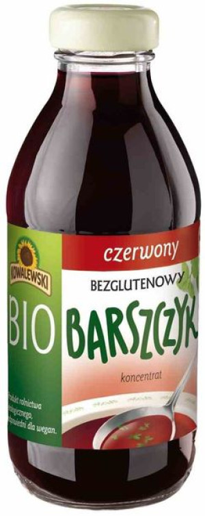 Barszcz Czerwony Bezglutenowy Koncentrat Bio 320 Ml - Kowalewski