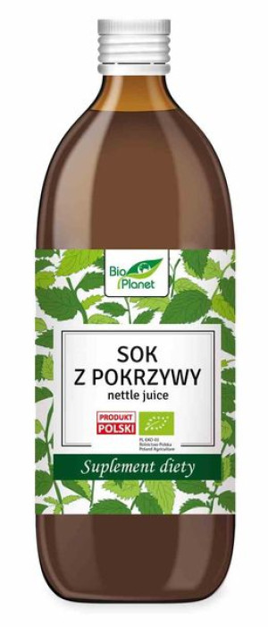 Sok Z Pokrzywy Bio 500 Ml - Bio Planet