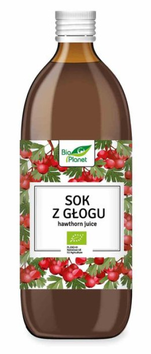 Sok Z Głogu Bio 500 Ml - Bio Planet
