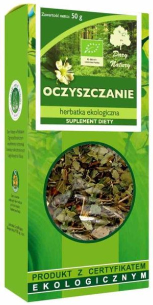 Herbatka Oczyszczenie Bio 50 G - Dary Natury