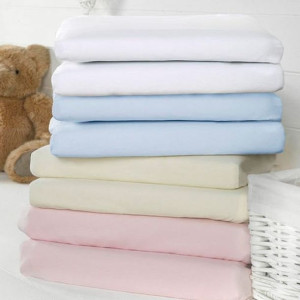 Bizzi Growin Pink Sheets 2 Pack Prześcieradełka różowe do wózków i koszy