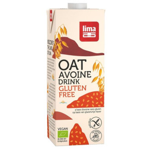 Napój Owsiany Bez Dodatku Cukrów Bezglutenowy Bio 1 L - Lima