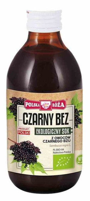 Sok Z Czarnego Bzu Nfc Bio 250 Ml - Polska Róża