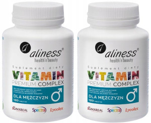 Aliness Witaminy dla Mężczyzn Kompleks 2x120kaps.