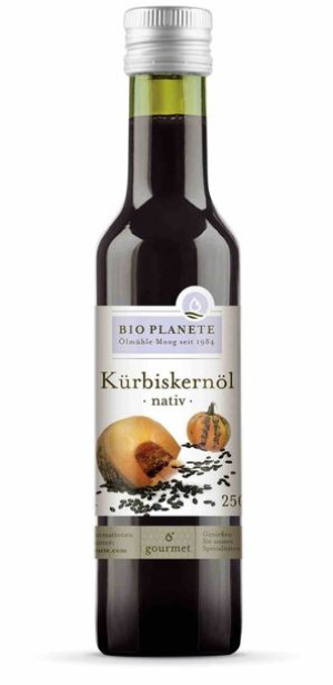 Olej Z Pestek Dyni Tłoczony Na Zimno Bio 250 Ml - Bio Planete