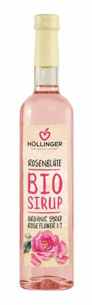 Syrop O Smaku Różanym Bio 500 Ml - Hollinger