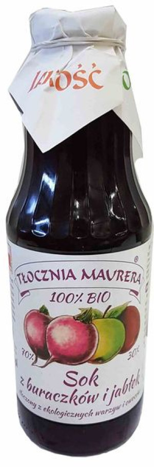 Sok Buraczkowy Z Jabłkiem Nfc Bio 750 Ml - Tłocznia Maurera