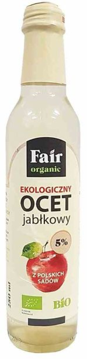 Ocet Jabłkowy 5 % Niefiltrowany Bio 250 Ml - Fair Organic