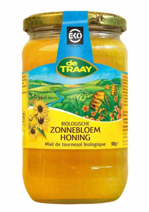Miód Nektarowy Słonecznikowy Bio 900 G - De Traay