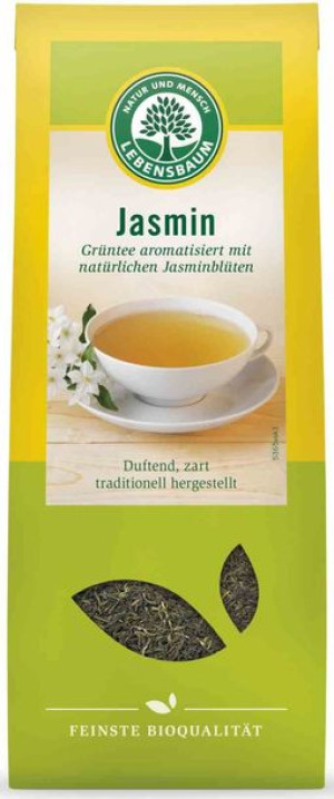 Herbata Zielona Jaśminowa Liściasta Bio 75 G - Lebensbaum