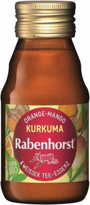 Shot Owocowy Pomarańcza - Mango Z Kurkumą Bio 60 Ml - Rabenhorst
