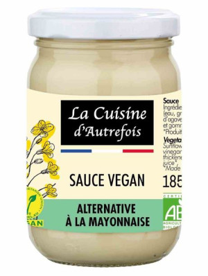 Majonez Wegański Bio 185 G - La Cuisine D Autrefois