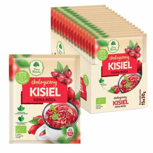 Kisiel Dzika Róża Bezglutenowy Bio 30 G - Dary Natury