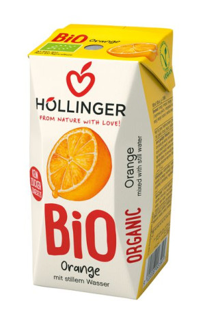 Nektar Pomarańczowy Bez Dodatku Cukrów Bio 200 Ml - Hollinger