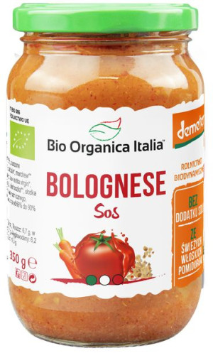 Sos Wegański Bolognese Demeter Bio 350 G - Bio Organica Italia