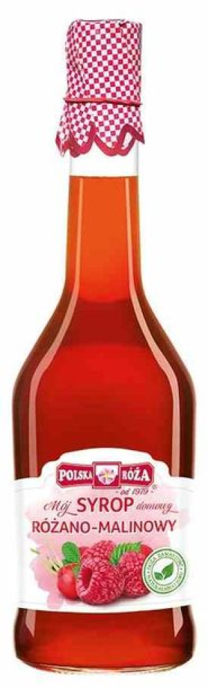 Syrop Różano - Malinowy 500 Ml - Polska Róża