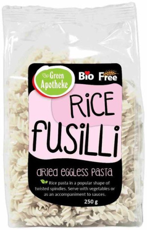 Makaron (z Ryżu Białego) Świderki Fusilli Bezglutenowy Bio 250 G - Apotheke