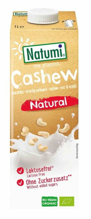 Napój Z Orzechów Nerkowca Nie Zawiera Cukrów Bio 1 L - Natumi
