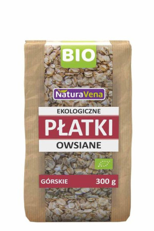Płatki Owsiane Górskie Bio 300 G - Naturavena