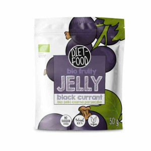 Żelki Owocowe Czarna Porzeczka Bio 50 G - Diet-food