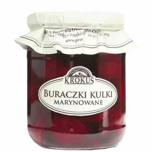 Buraczki Marynowane Kulki 470 G (300 G) - Krokus