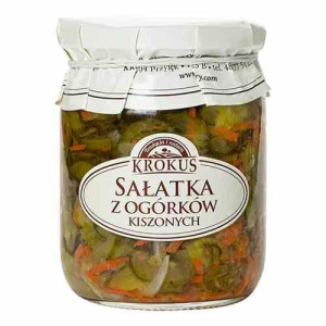 Sałatka Z Ogórków Kiszonych 480 G - Krokus
