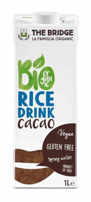 Napój Ryżowy O Smaku Czekoladowym Bezglutenowy Bio 1 L - The Bridge
