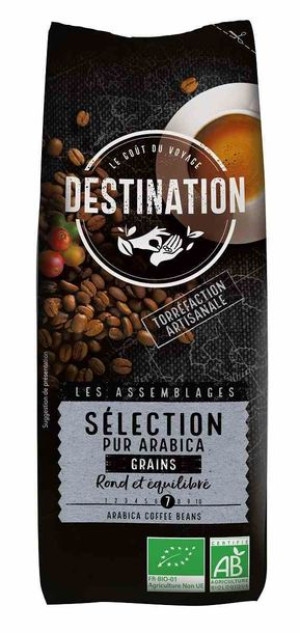 Kawa Ziarnista Arabica 100 % Selection Bio 250 G - Destination