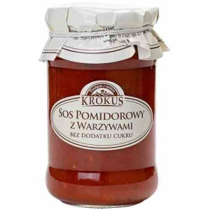 Sos Pomidorowy Z Warzywami Bez Dodatku Cukru 340 G - Krokus