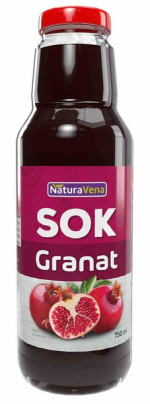 Sok Z Granatu 100 % 750 Ml - Naturavena