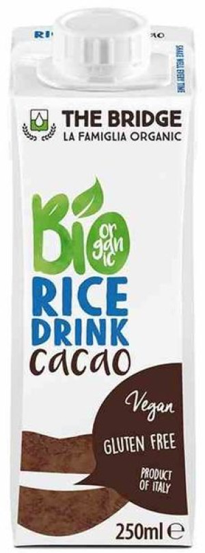 Napój Ryżowy O Smaku Czekoladowym Bezglutenowy Bio 250 Ml - The Bridge