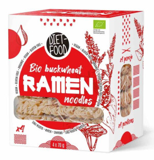 Makaron (gryczany) Ramen Bezglutenowy Bio 280 G - Diet-food