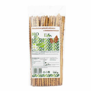Paluszki Orkiszowe Pełnoziarniste Z Siemieniem Lnianym Bio 150 G - Envoy