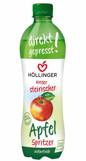 Napój Gazowany Jabłkowy Bez Dodatku Cukrów Bio 500 Ml - Hollinger
