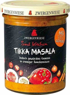 Sos Orientalny "tikka Masala" Bezglutenowy Bio 370 G - Zwergenwiese