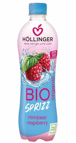 Napój Gazowany Malinowy Bio 500 Ml - Hollinger