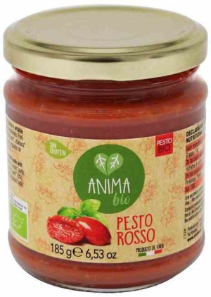 Pesto Rosso Bezglutenowe Bio 185 G - Pasta Natura (anima Bio)