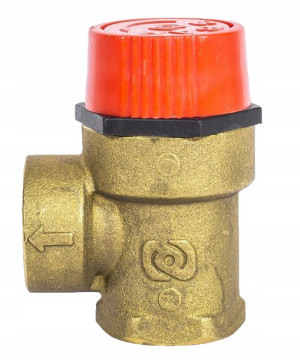Zawór Bezpieczeństwa 3 Bar Gw 1/2" Dn 15 Do C.o.